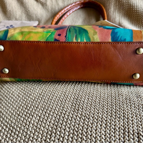 PATRICIA NASH SATCHEL HANDBAG WATER BUTTERFLY COLOR - Picture 5 of 9